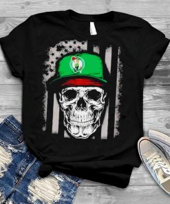 Skull Rock With Hat Boston Celtics Halloween Shirt