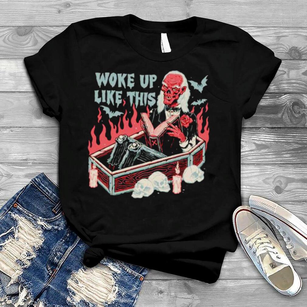Skull woke up like this Halloween shirt Skull woke up like this Halloween shirt