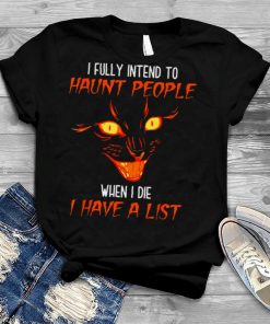 Spooky Scary Black Cat Halloween shirt