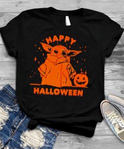 Star Wars Baby Yoda Happy Halloween shirt