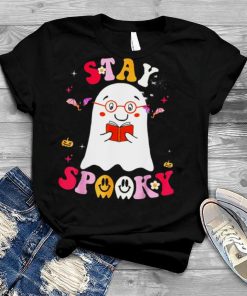 Stay spooky cute ghost with flowers halloween costume shirt