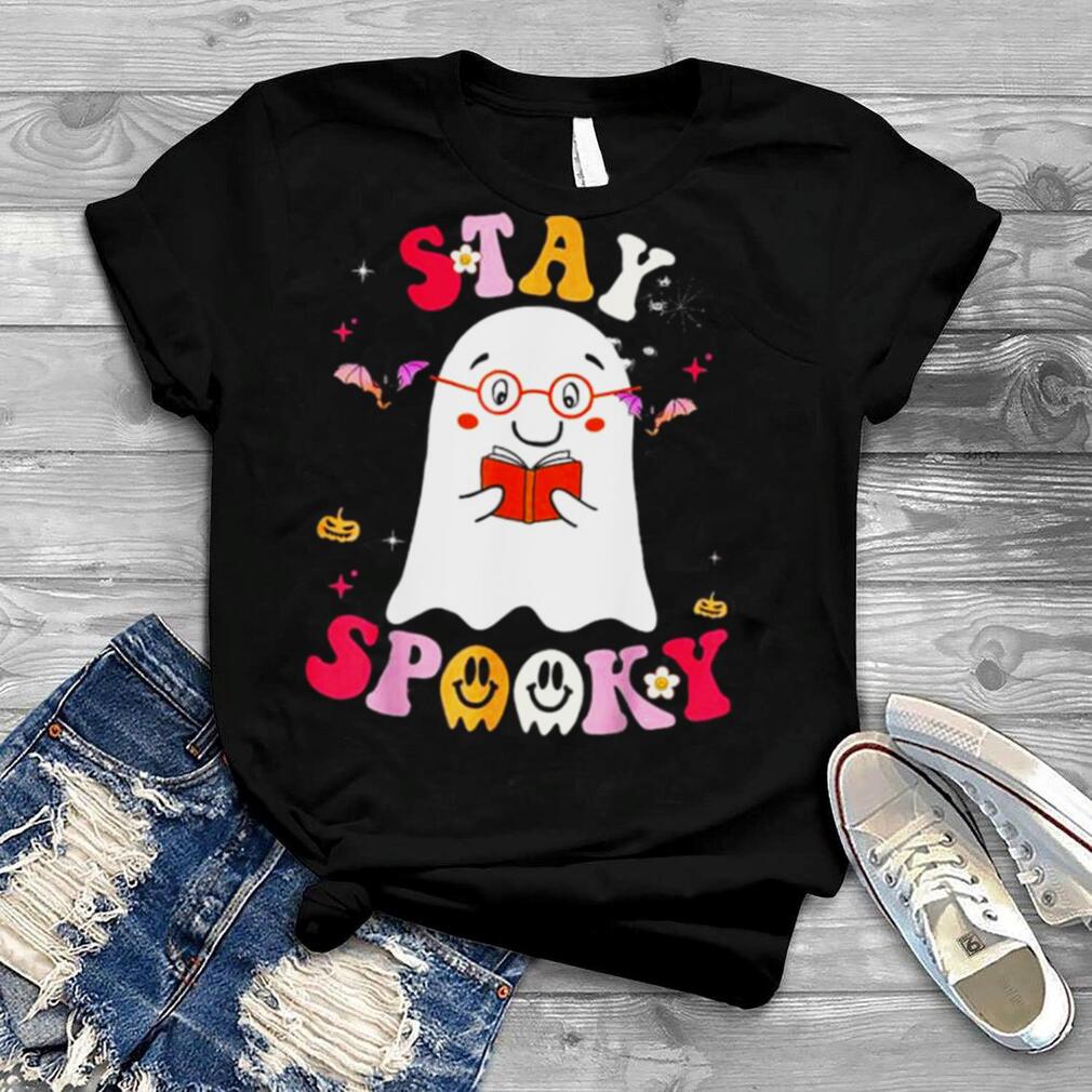 Stay spooky cute ghost with flowers halloween costume shirt Stay spooky cute ghost with flowers halloween costume shirt