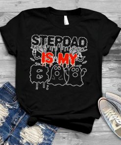 Stepdad Is My Boo Spooky Costume Halloween Stepdad Shirts