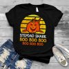 Stepdad Shark Boo Pumpkin Halloween Stepdad Vintage Shirt