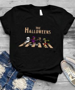 The Halloweens Horror Team Friends Inspired By Abbey Road The Beatles shirt