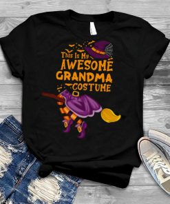This Is My Awesome Grandma Costume Pumpkin Funny Grandma Halloween T Shirt