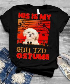 This is my CREAM Shih Tzu Costume vintage Halloween shirt