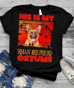 This is my German Shepherd Costume vintage Halloween shirt