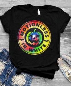 Tie Dye Motionless In White Pumpkin Halloween shirt