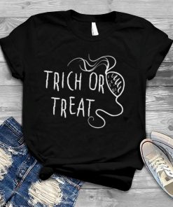 Trich Or Treat White Line Halloween shirt