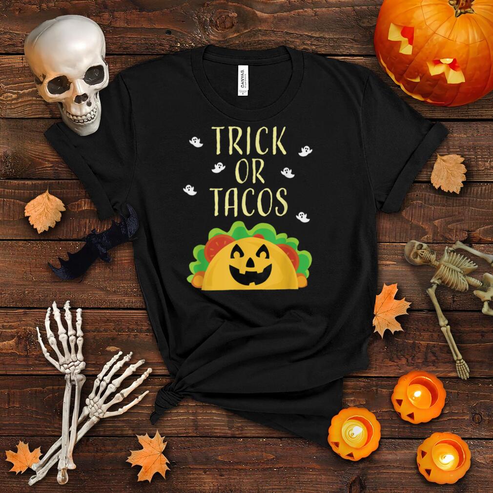 Trick or Treat Taco Food Halloween Shirts Pumpkin Tee Trick or Treat Taco Food Halloween Shirts Pumpkin Tee