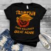 Trumpkin Make Great Again Haircarved Trump Pumpkin Llama Lauren Halloween Spooky Night shirt
