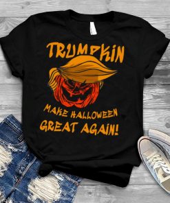 Trumpkin Make Great Again Haircarved Trump Pumpkin Llama Lauren Halloween Spooky Night shirt