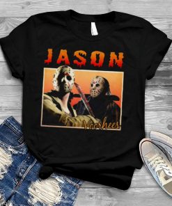 Two Images Jason Voorhees Art Friday Christmas Halloween shirt