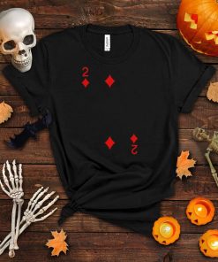 Two Of Diamonds Deck Of Cards Group Costume Halloween T Shirt