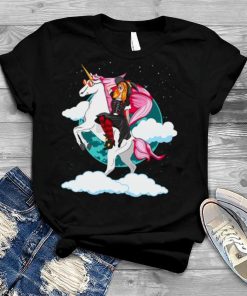 Unicorn Witch Witch Riding Unicorn Halloween shirt