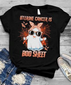 Uterine Cancer is Boo sheet Happy Halloween shirt