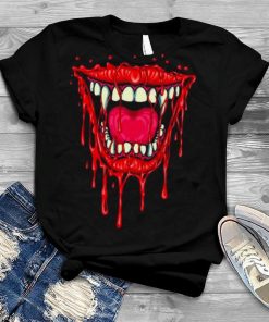 Vampire Bite & Kiss Halloween 2023 Shirt