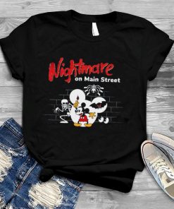 Vintage Disney Halloween Nightmare On Main Street shirt