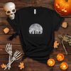 Vintage Halloween Full Moon in Manhattan Beach CA Retro T Shirt