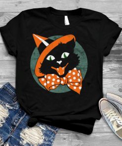 Vintage Halloween Spooky Black Cat Disneyland Shirts