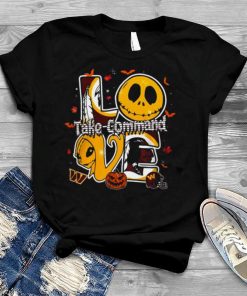 Washington Commanders Love Take Command Halloween Shirt