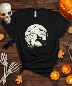Weenie Dog And Moon Dachshund Halloween Pumpkin T Shirt