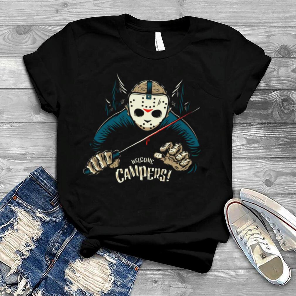 Welcome Campers Jason Voorhees Halloween shirt Welcome Campers Jason Voorhees Halloween shirt