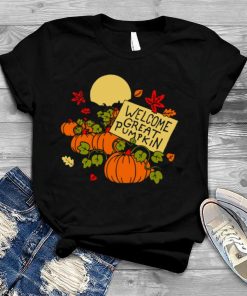 Welcome Great Pumpkin Spooky Halloween Ghost Vintage shirt