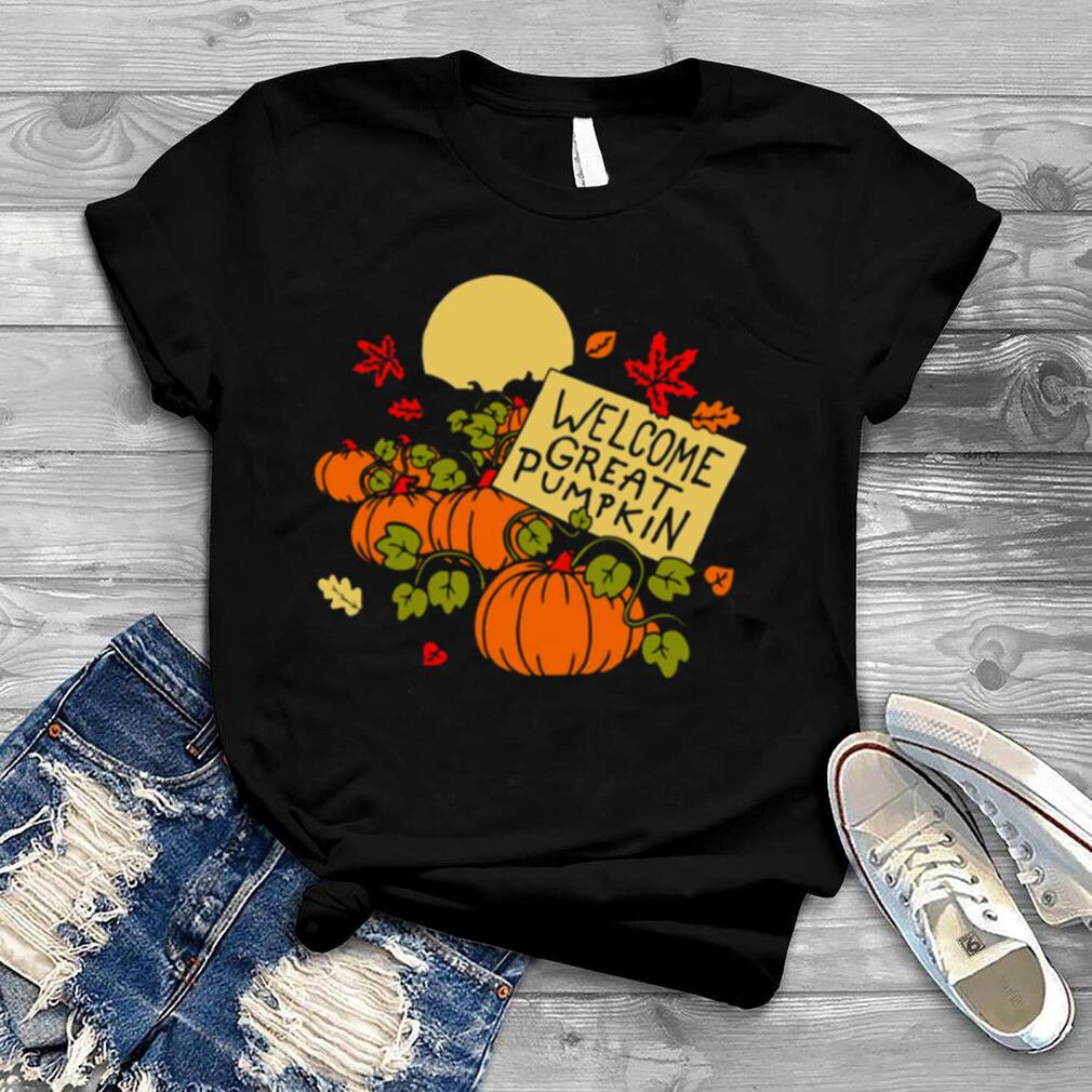 Welcome Great Pumpkin Spooky Halloween Ghost Vintage shirt Welcome Great Pumpkin Spooky Halloween Ghost Vintage shirt