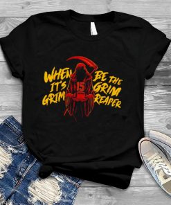 When It’s Grim The Grim Reaper Orange For Halloween shirt