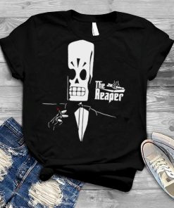 White Art The Reaper Halloween shirt