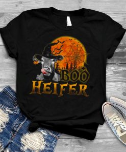 Witch Cows boo heifer Halloween shirt