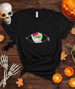 Womens Pregnant Halloween T Shirt for Women Funny Baby Girl Mummy
