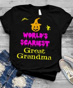 World’s Scariest Great Lazy Easy Grandma Halloween T Shirt