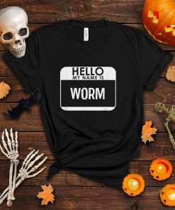 Worm Costume Funny Easy Last Minute Halloween Gift T Shirt