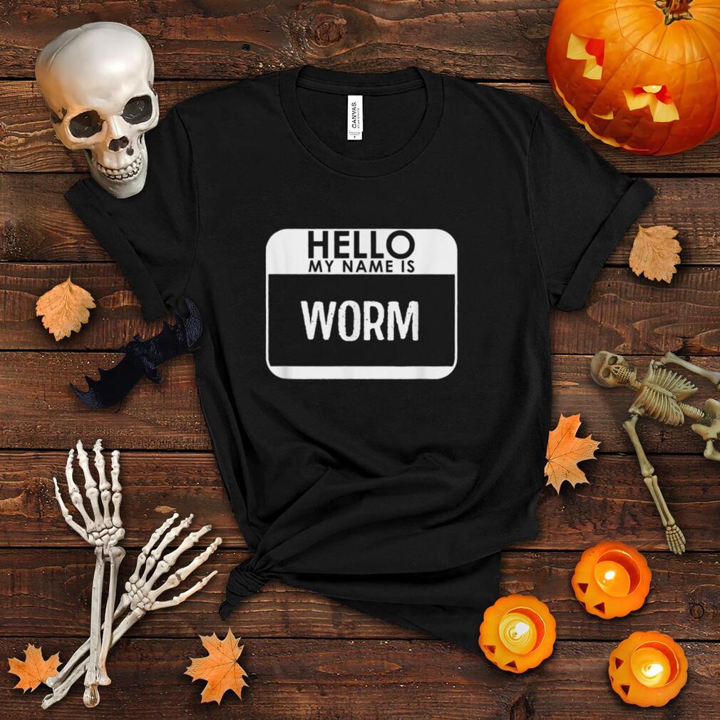 Worm Costume T Shirt Funny Easy Halloween Outfit Animal Worm Costume T Shirt Funny Easy Halloween Outfit Animal
