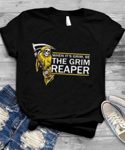 Yellow Design The Grim Reaper Halloween shirt