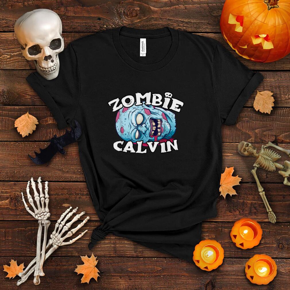Zombie CALVIN T Shirt Halloween Simple Costume T Shirt Zombie CALVIN T Shirt Halloween Simple Costume T Shirt
