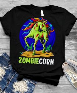 Zombiecorn halloween zombie unicorn meaningful shirt