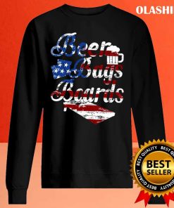 Beer Bags Boards United States Flag Cornhole Shirt