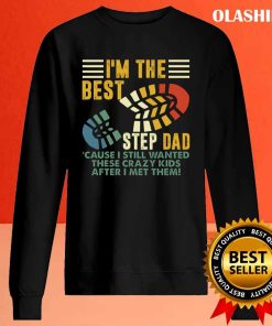 Best Step Dad Footprint Vintage Shirt
