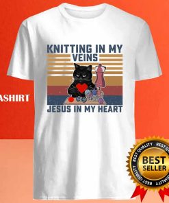 Black Cats Knitting In My Veins Jesus In My Heart Shirt 3 Black Cats Knitting In My Veins Jesus In My Heart Shirt 4