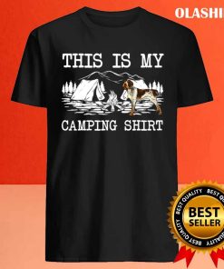 Campfire German Wirehaired Pointer Dog This Is My Camping T-shirt 3 Campfire German Wirehaired Pointer Dog This Is My Camping T shirt 4