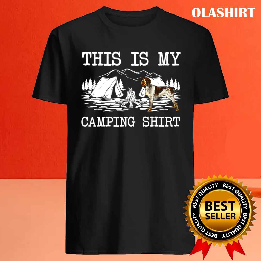 Campfire German Wirehaired Pointer Dog This Is My Camping T-shirt Campfire German Wirehaired Pointer Dog This Is My Camping T-shirt