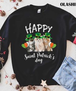 Cat St Patricks Day Shirt Kitty Kitten Sunglasses Shamrock T-shirt Cat St Patricks Day Shirt Kitty Kitten Sunglasses Shamrock T-shirt
