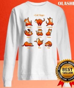 Cat Yoga Funny Cat Lover Yoga Shirt