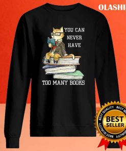Cats You Can Never Have Many Books Shirt 1 Cats You Can Never Have Many Books Shirt 2