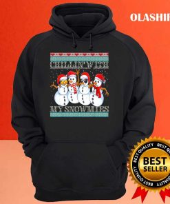 Chillin With My Snowmies Ugly Christmas Snowman Sweater T shirt 3