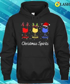 Christmas Spirits T-shirt, Funny Christmas Spirits Glasses Of Wine T-shirt 2 Christmas Spirits T shirt Funny Christmas Spirits Glasses Of Wine T shirt 3